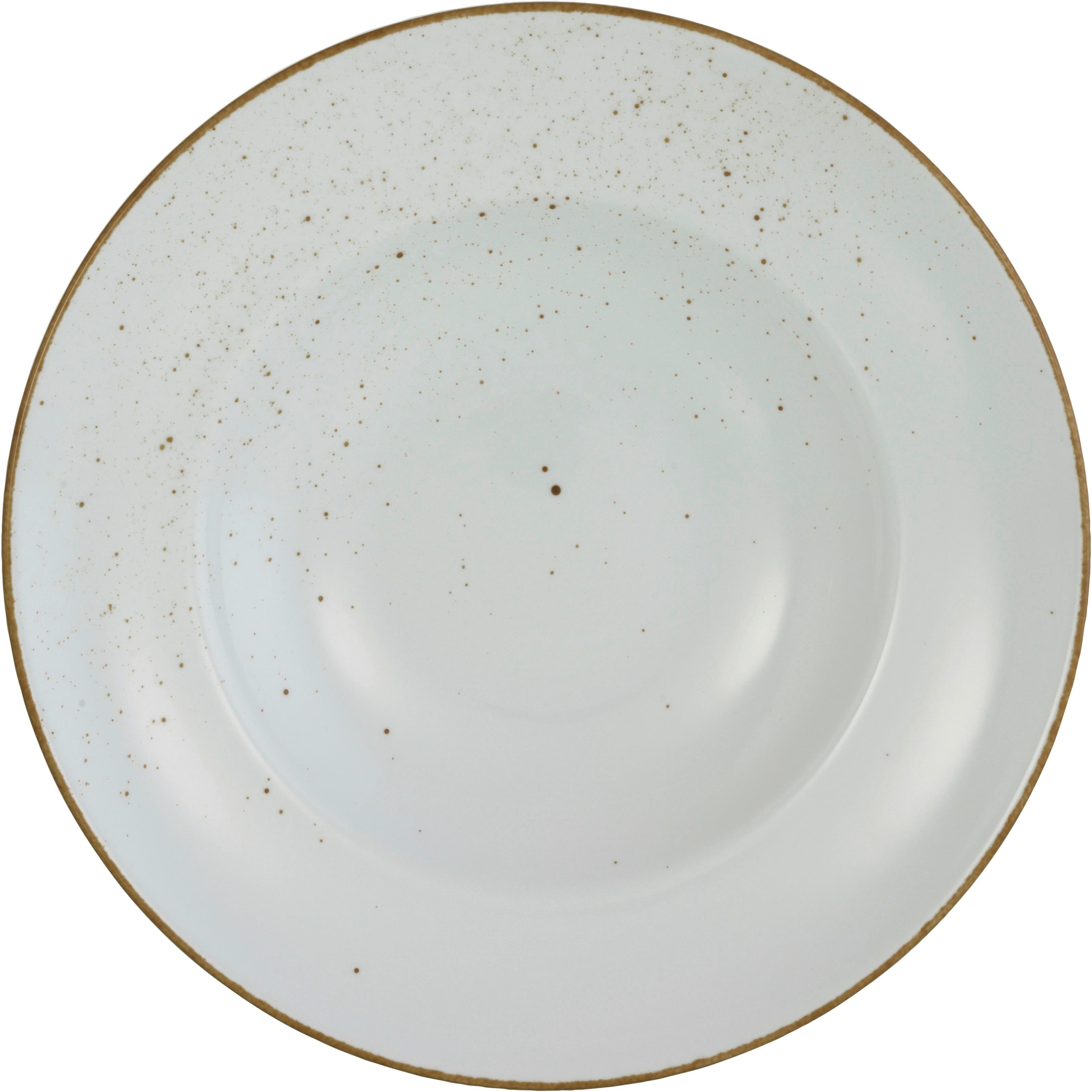 Tésztás Tányér Capri - fehér, Modern, kerámia (27/27/4cm) - Premium Living