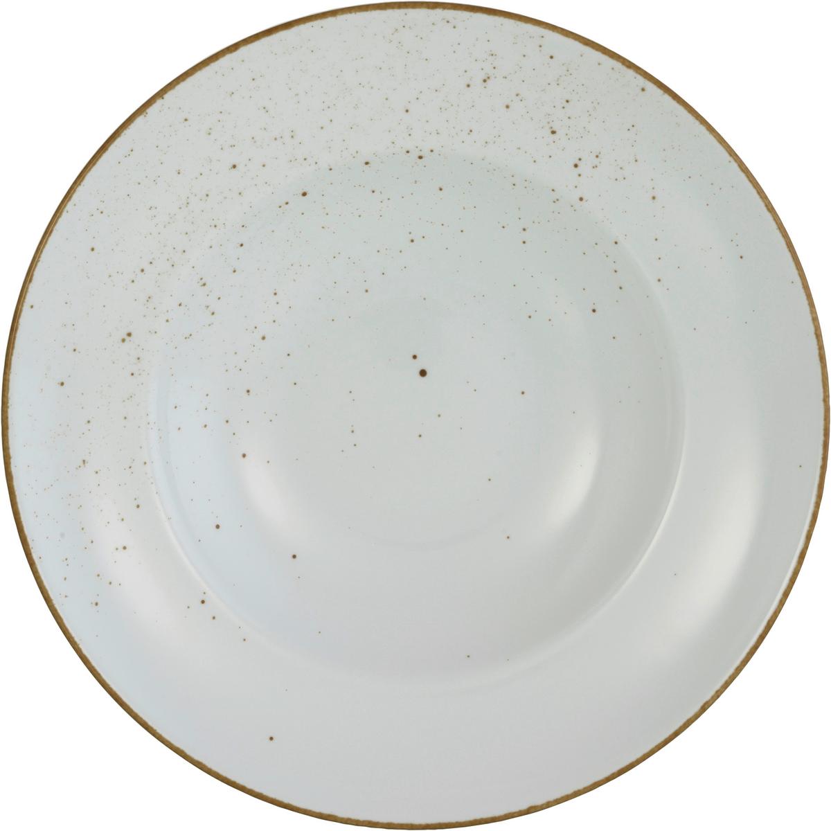 Tésztás Tányér Capri - fehér, Modern, kerámia (27/27/4cm) - Premium Living