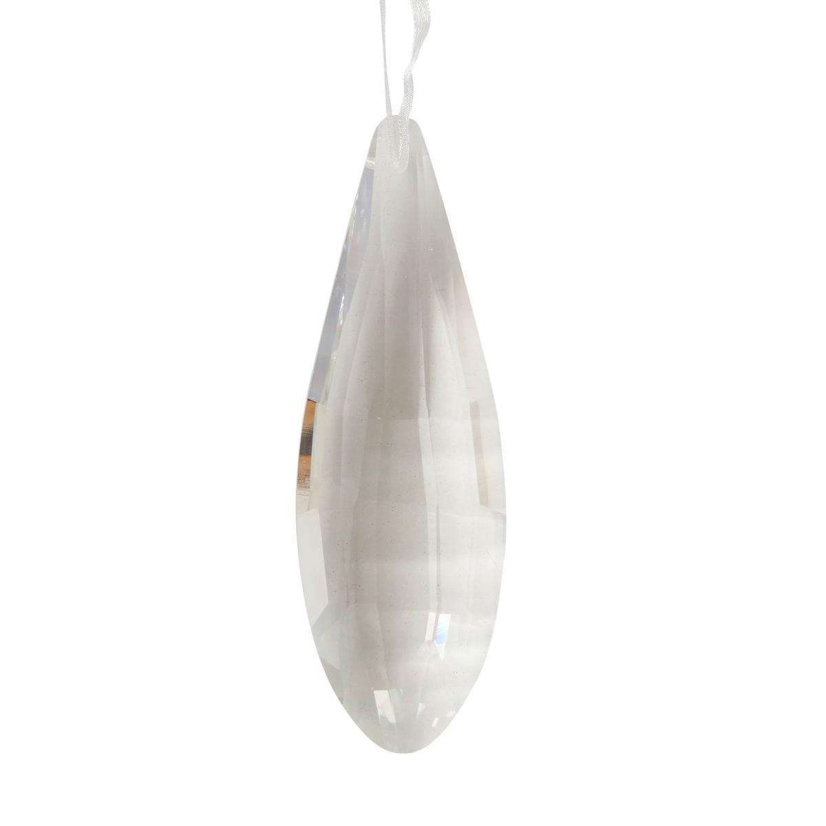 Dekohänger SIRAL Transparent - Transparent, Basics, Glas/Textil (4,5/12/1cm)
