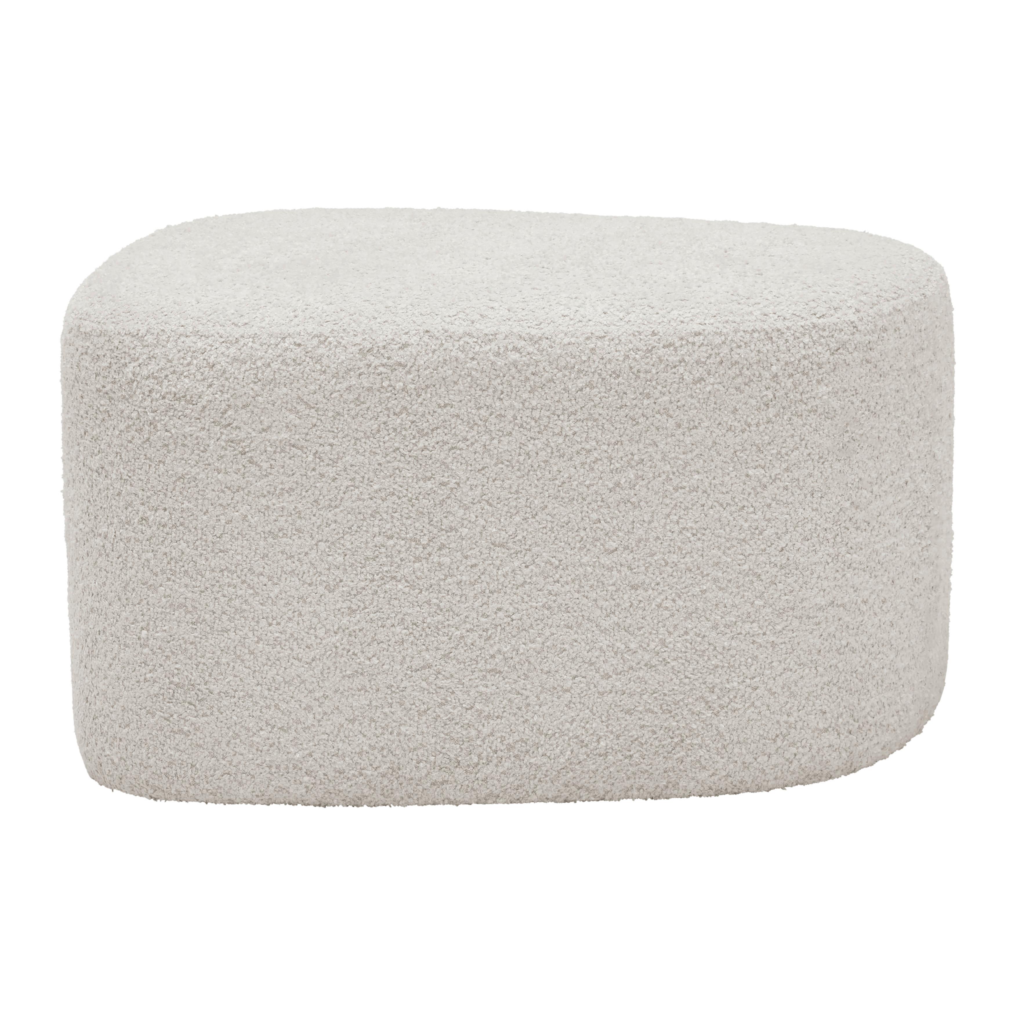 Ülőke Stony - bézs, Modern, faalapú anyag/textil (61/48/36cm) - Premium Living