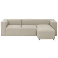 ECKSOFA LENA - Creme, Design, Kunststoff/Textil (275/160cm) - Max Winzer
