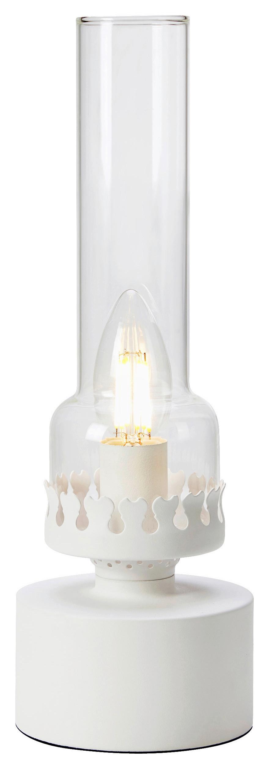 Tischleuchte Kandella max. 40 Watt - Klar/Weiß, Basics (10.5/10.5/31cm) - Markslöjd