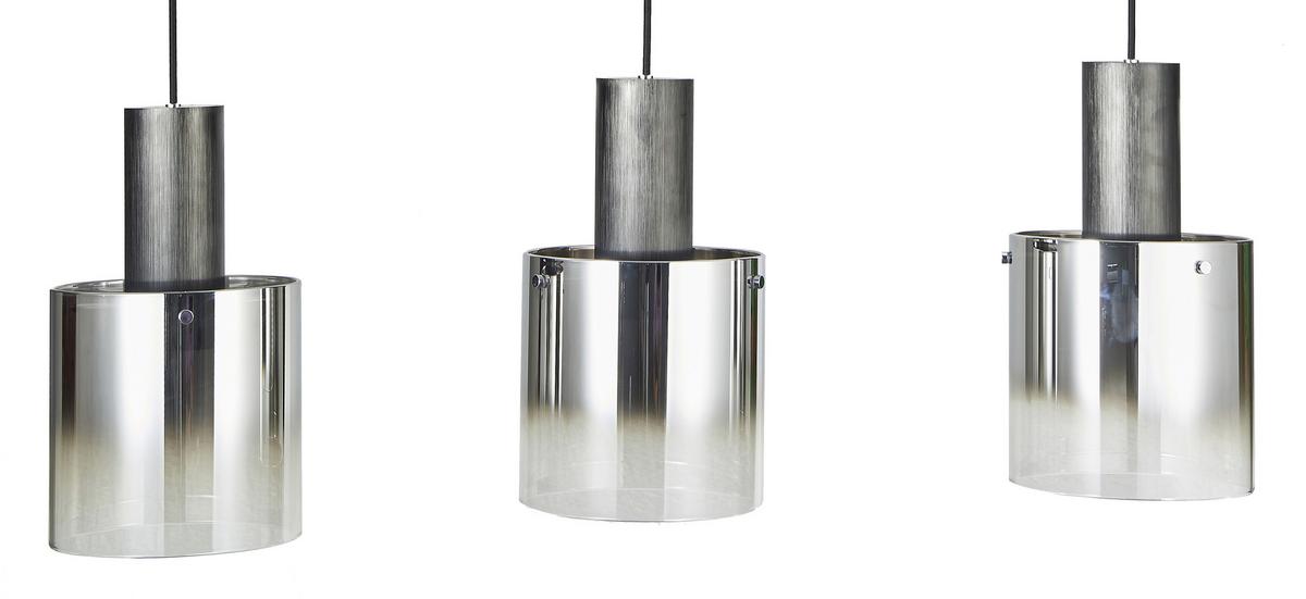 LAMPA WISZĄCA ALESUND - czarny, Design, metal/szkło (90/20/120cm) - Dieter Knoll