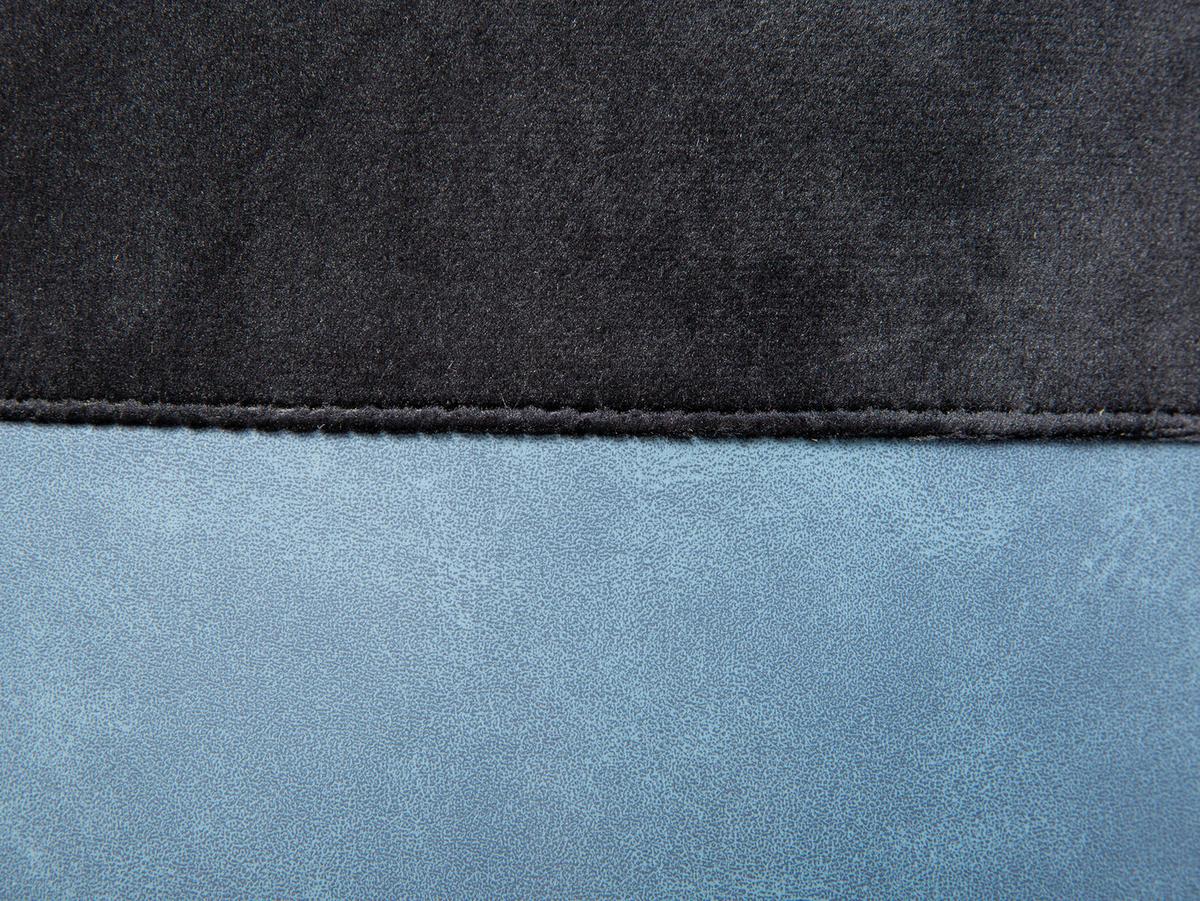 Hocker Osane ca. 38x43 cm Blau/Schwarz - Blau/Schwarz, KONVENTIONELL, Holzwerkstoff/Kunststoff (38/43/32,5cm) - MID.YOU