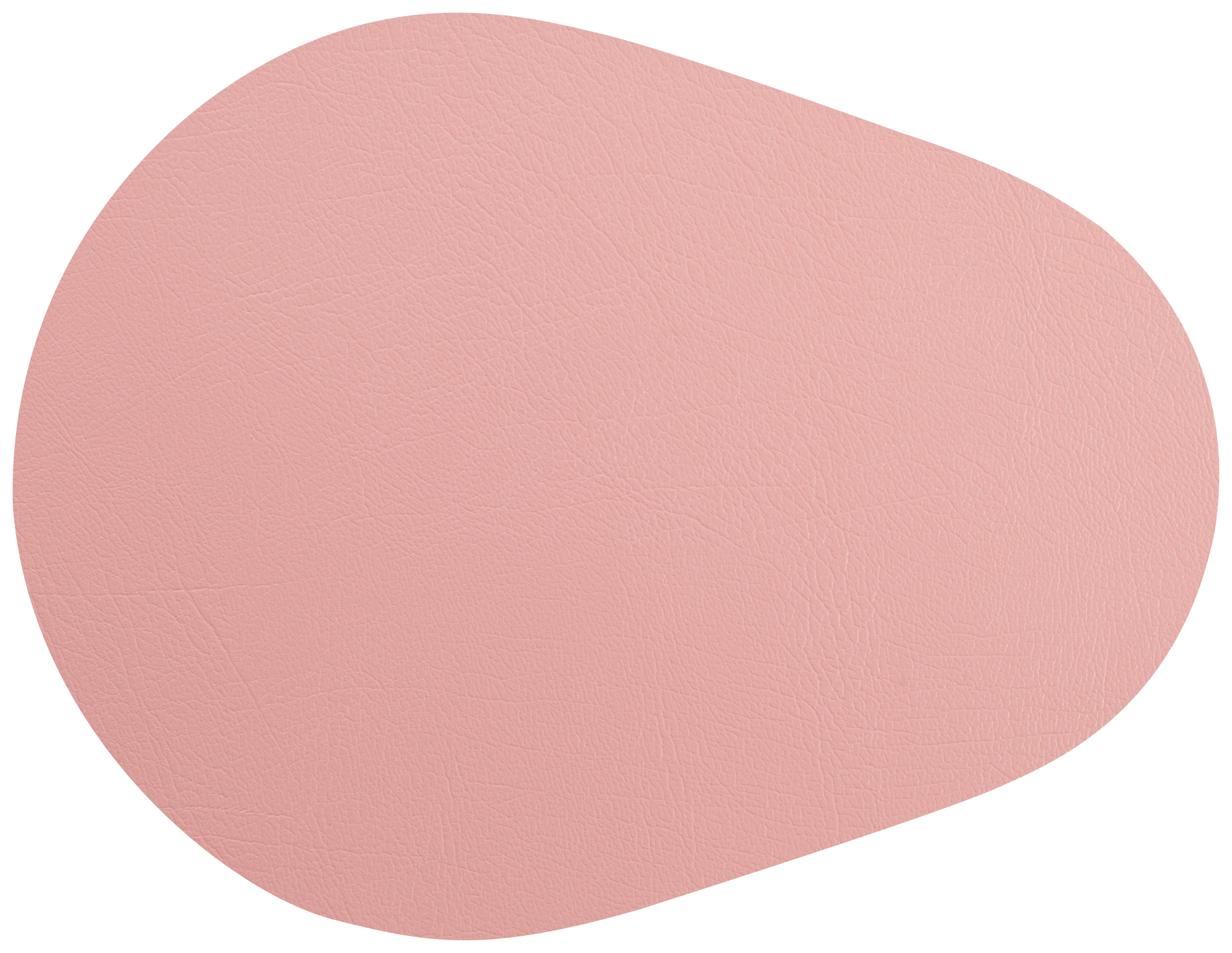 Étkezőalátét Jette - rózsaszín, bőr (35/45cm) - Premium Living