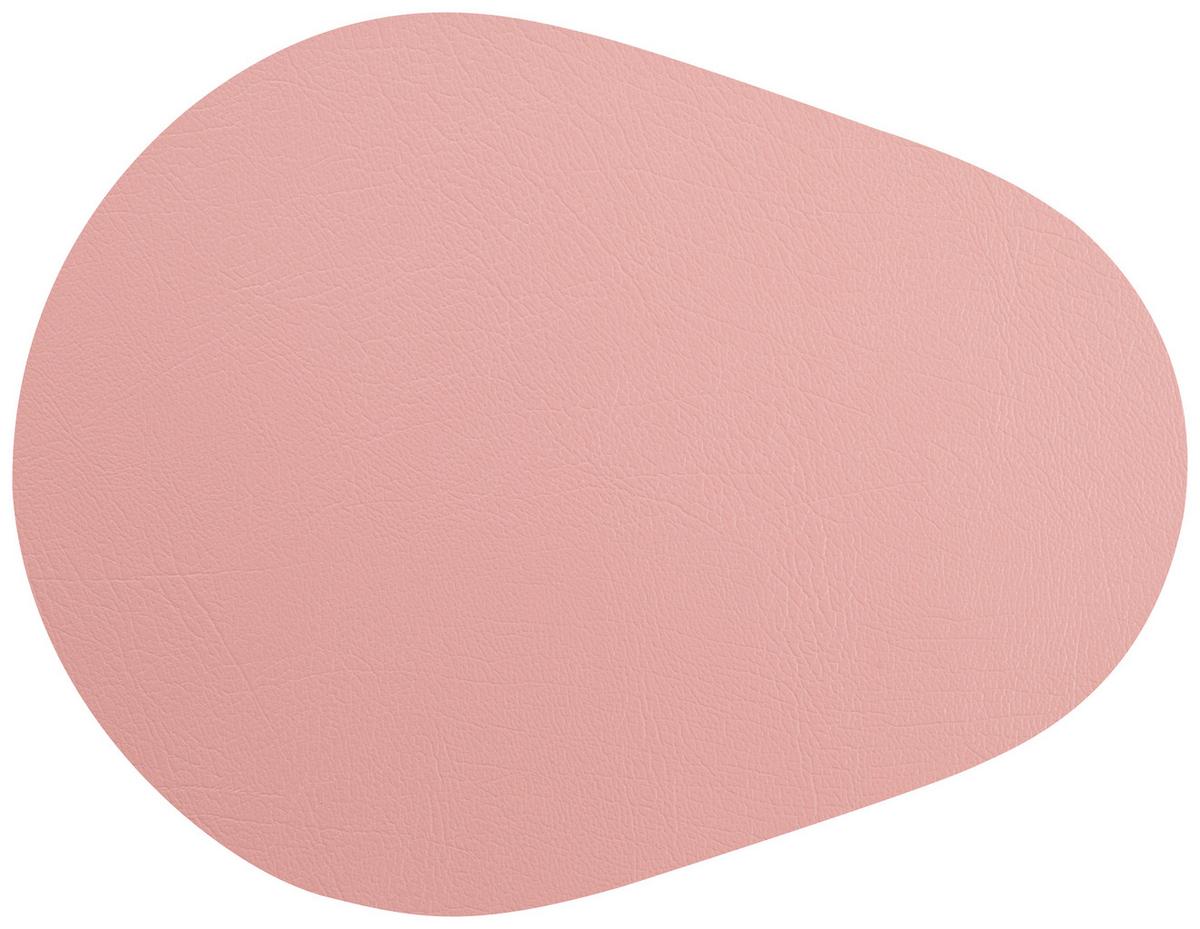 Étkezőalátét Jette - rózsaszín, bőr (35/45cm) - Premium Living
