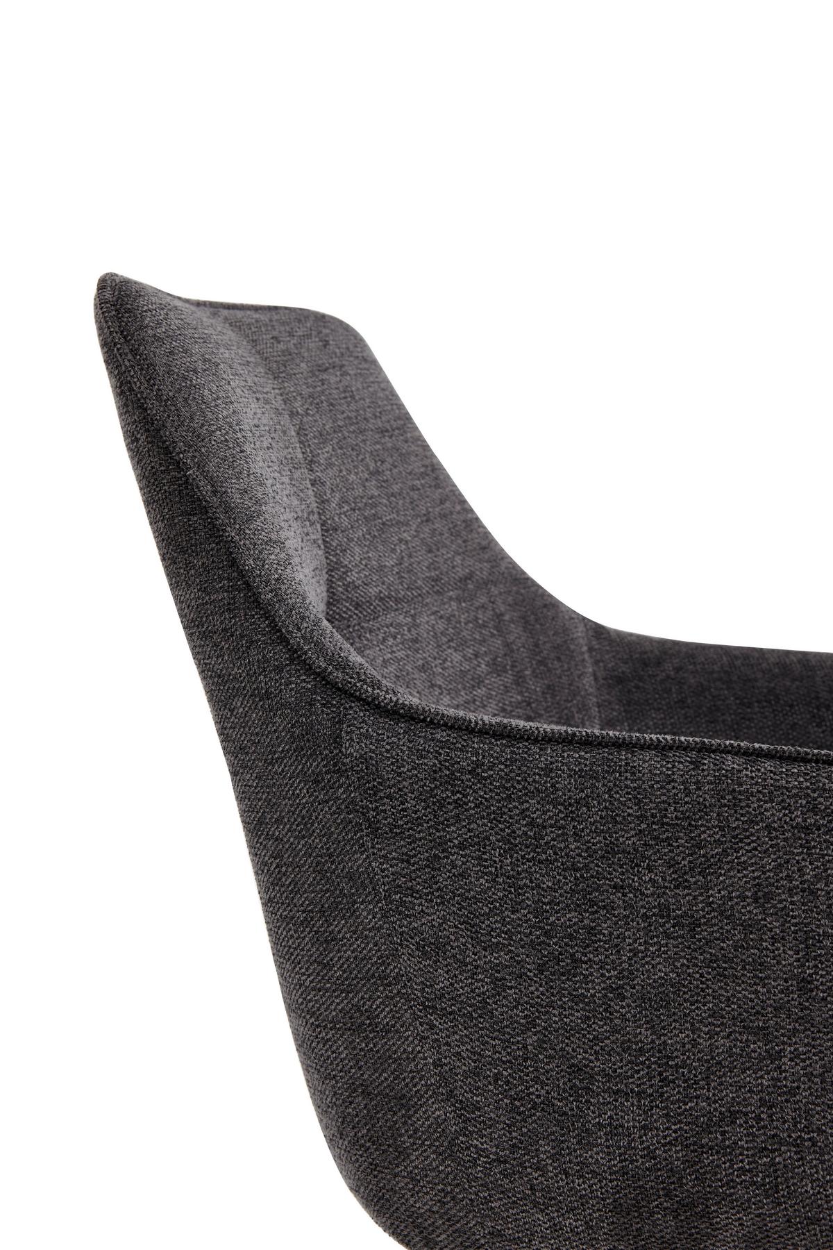 ARMLEHNSTUHL-SET VERONA I S 2ER-SET - Anthrazit/Schwarz, MODERN, Textil/Metall (53/85/62cm) - P & B