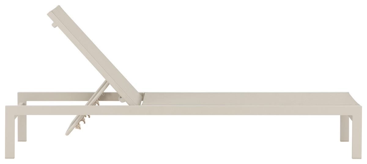 SONNENLIEGE COPACABANA - Beige, KONVENTIONELL, Metall (60/30/195cm) - Gardenson