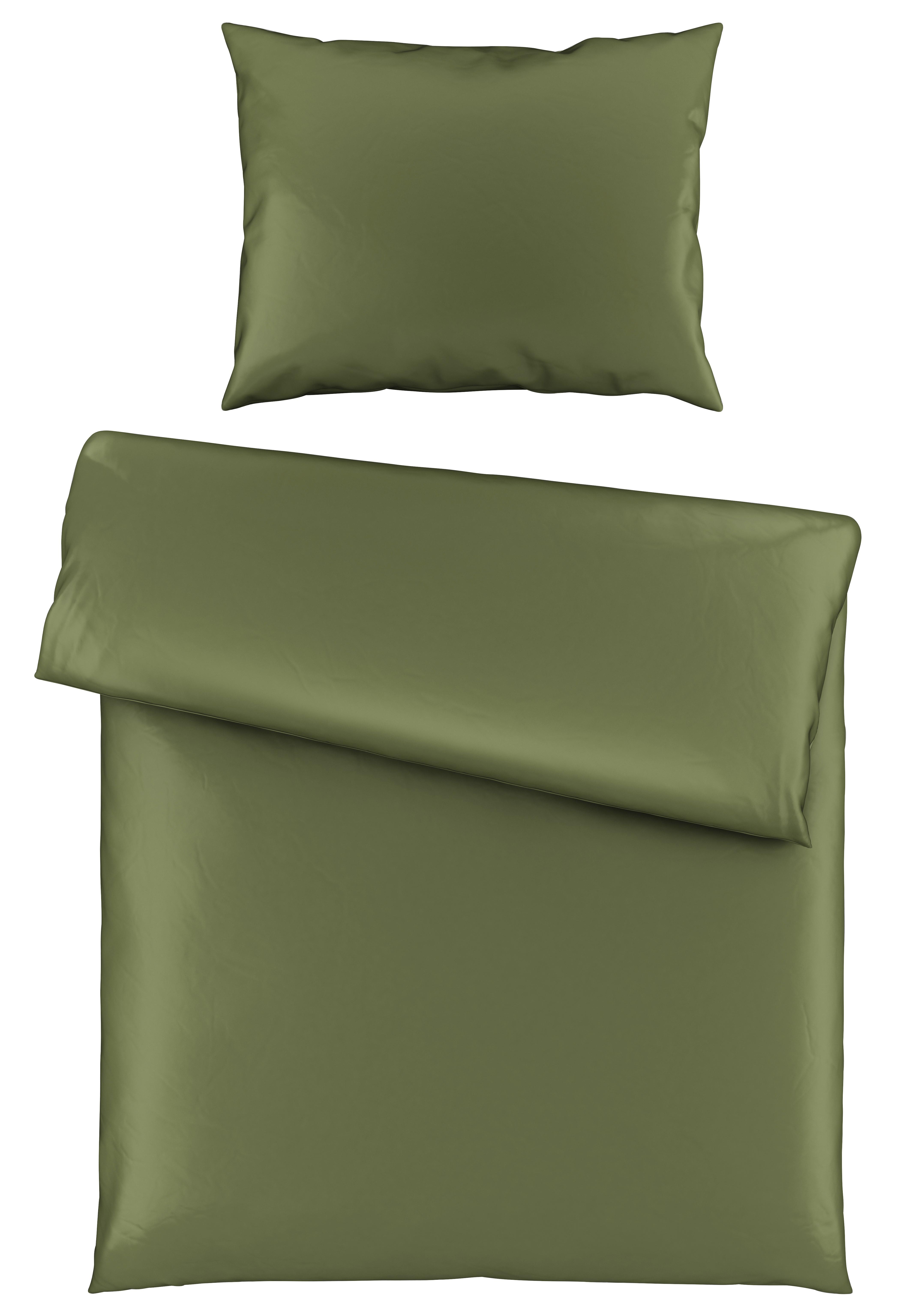 Posteljnina Alex Uni - olivno zelena , Moderno, tekstil (140/200cm) - Premium Living