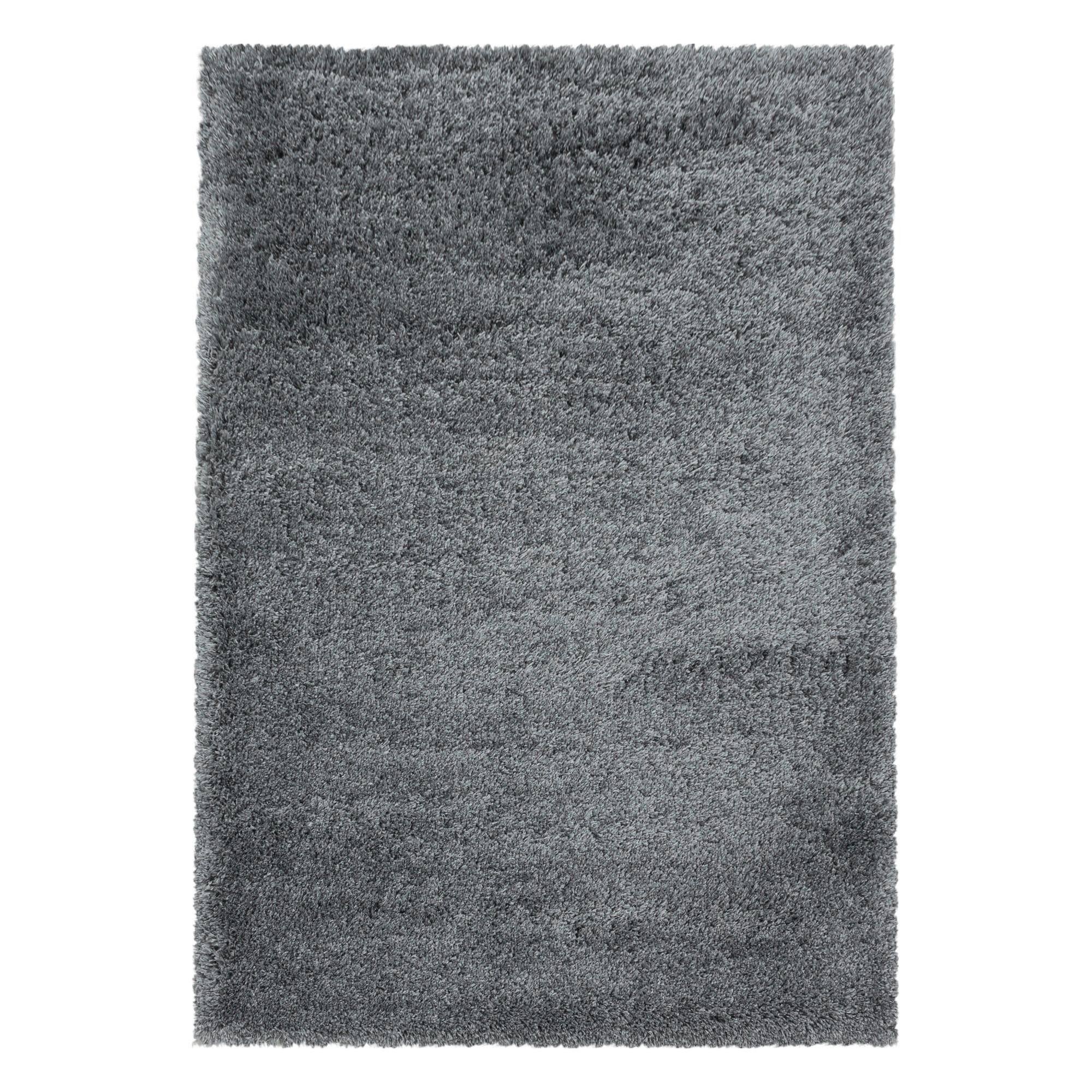 Shaggy Fluffy Hellgrau ca. 80x250cm - Hellgrau, Basics, Textil (80/250cm)
