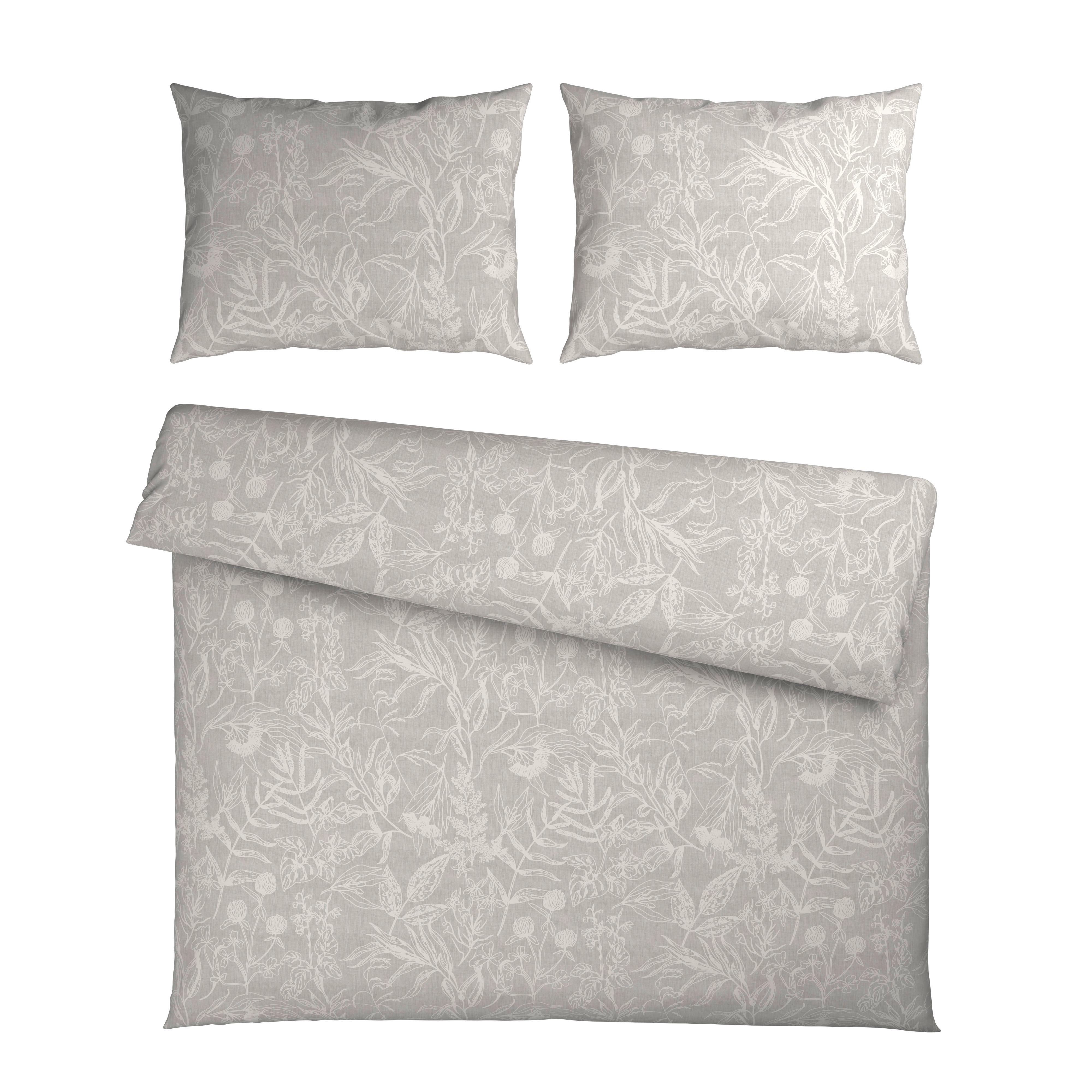 Ágyneműhuzat-garnitúra Tylpur Xxl - világosszürke, textil (200/220cm) - Mömax
