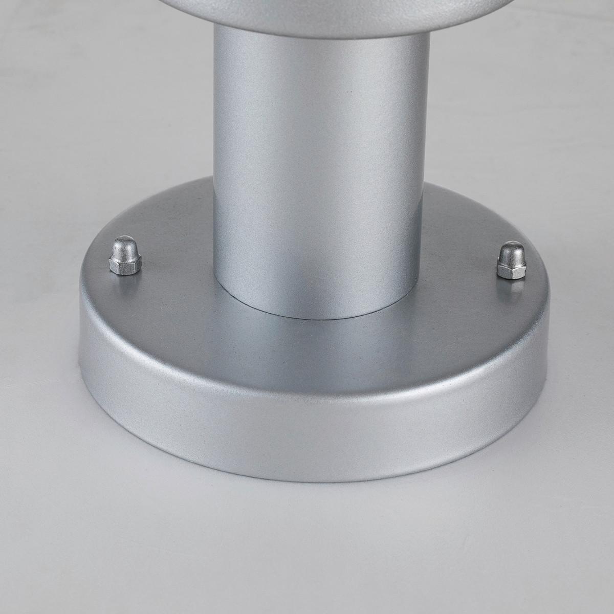 Talpas Lámpa Klampenborg-Ped-Sil - ezüstszínű, Konventionell, üveg/fém (27.5/31.8cm) - Elstead Lighting