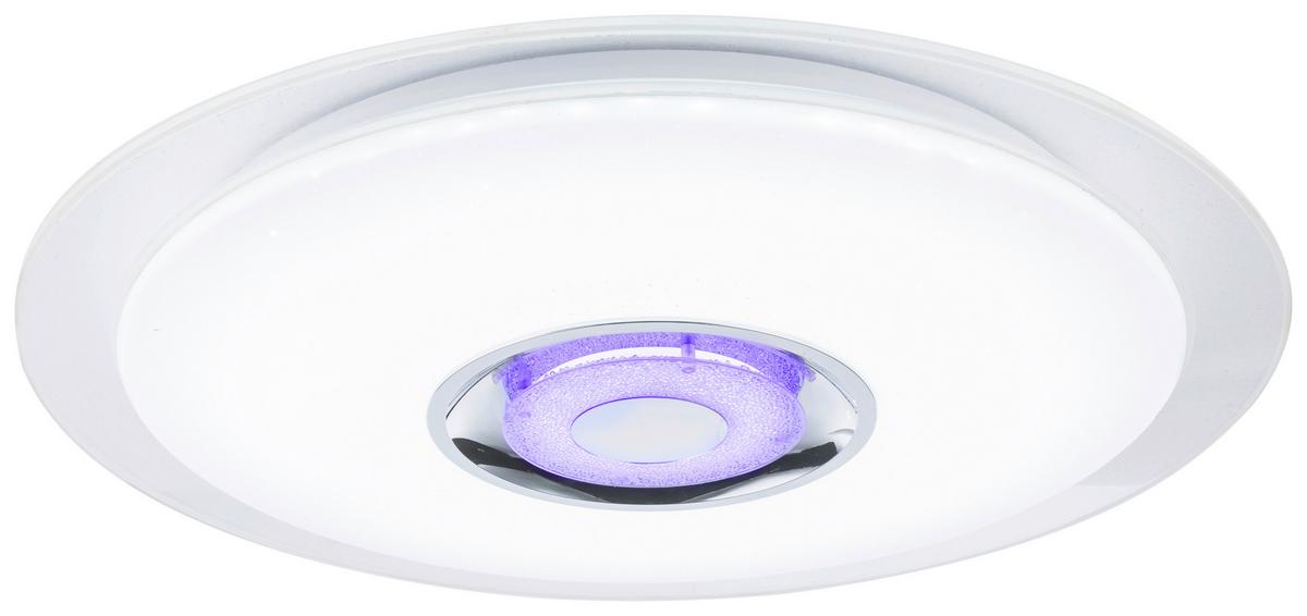 Stropna Led-svetilka Gloria, S Sijalko - bela/opal, Moderno, kovina/umetna masa (47,5/5,7cm)