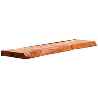 PÓŁKA ŚCIENNA LASEK - kolor naturalny, Natur, drewno (90/3,5/20cm) - Livetastic