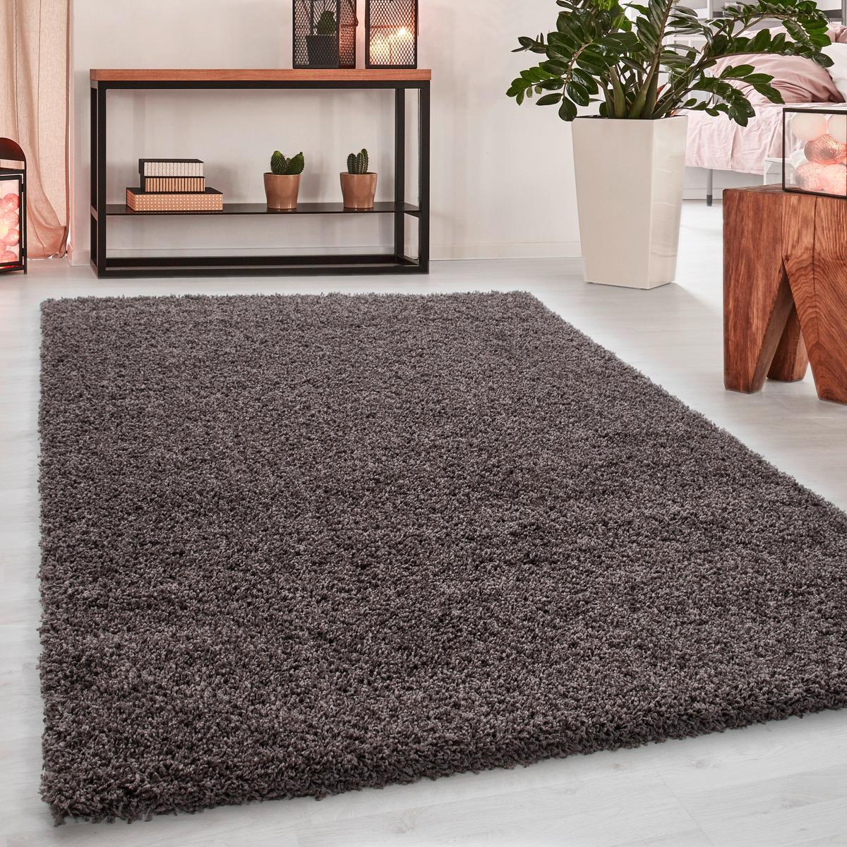 Hochflorteppich Dream Tuape ca. 80x150cm - Taupe, KONVENTIONELL, Textil (80/150cm) - Novel