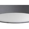 TAKLAMPA ANNABELL - vit/antracit, Design, metall/textil (37/37/13cm) - Novel