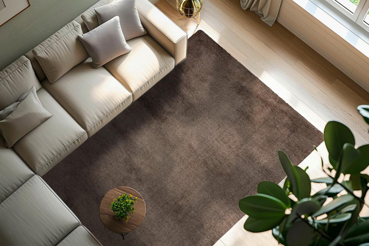 Covor Cu Țesătură Plată My Eternity, Cca. 120x170cm - maro, Basics, textil (120/170cm) - Obsession