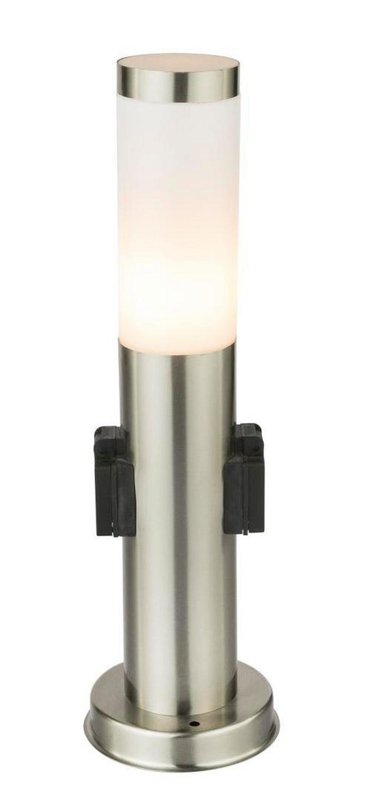 Cestna Svetilka 3158k Boston - barve nerjavečega jekla/opal, Basics, kovina/umetna masa (13,1/45cm) - Globo