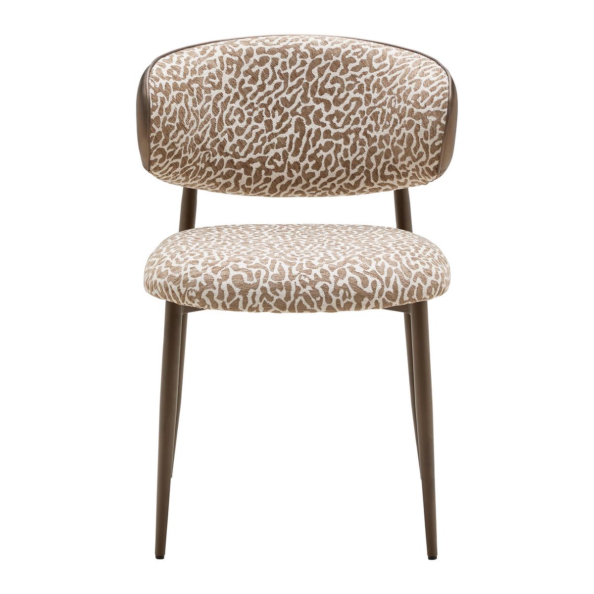 Sessel Leano Braun - Braun, LIFESTYLE, Textil/Metall (54/80/59cm) - Premium Living