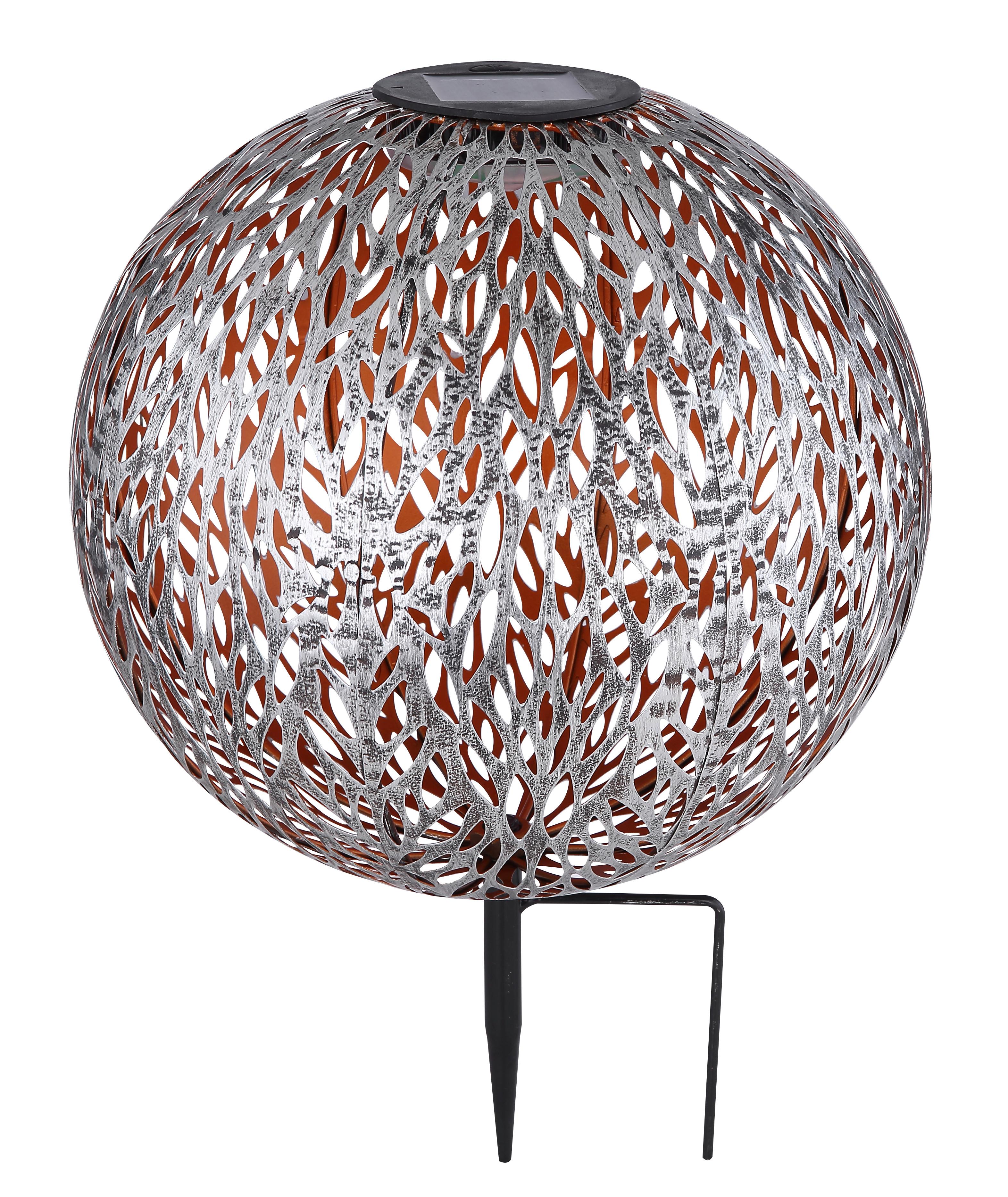 Solarna Svetilka Solar, S Sijalko - zlate barve/srebrne barve, Konvencionalno, kovina (27/38cm) - Globo