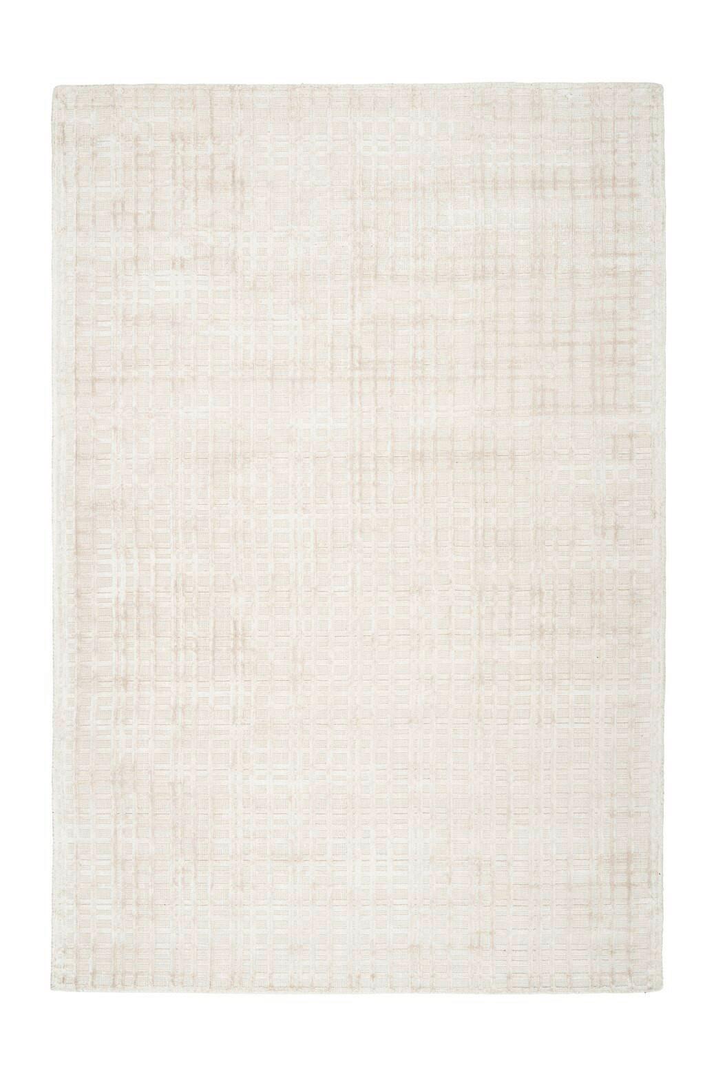 Flachwebeteppich Karma 125 Beige/silber 120x170 - Beige/Silberfarben, Design, Textil (120/170cm) - Kayoom