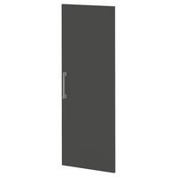 Tür Big Profi Office Anthrazit - Anthrazit/Alufarben, Modern, Holzwerkstoff/Metall (38/104/2cm) - Mömax