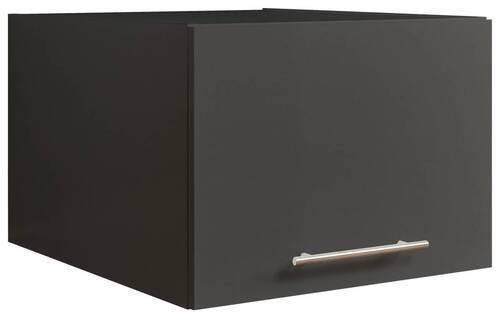 NADSTAWKA NA SZAFĘ LAUNDREEZY - kolor srebrny/antracytowy, Design, materiał drewnopochodny/metal (50/38/67,50cm)