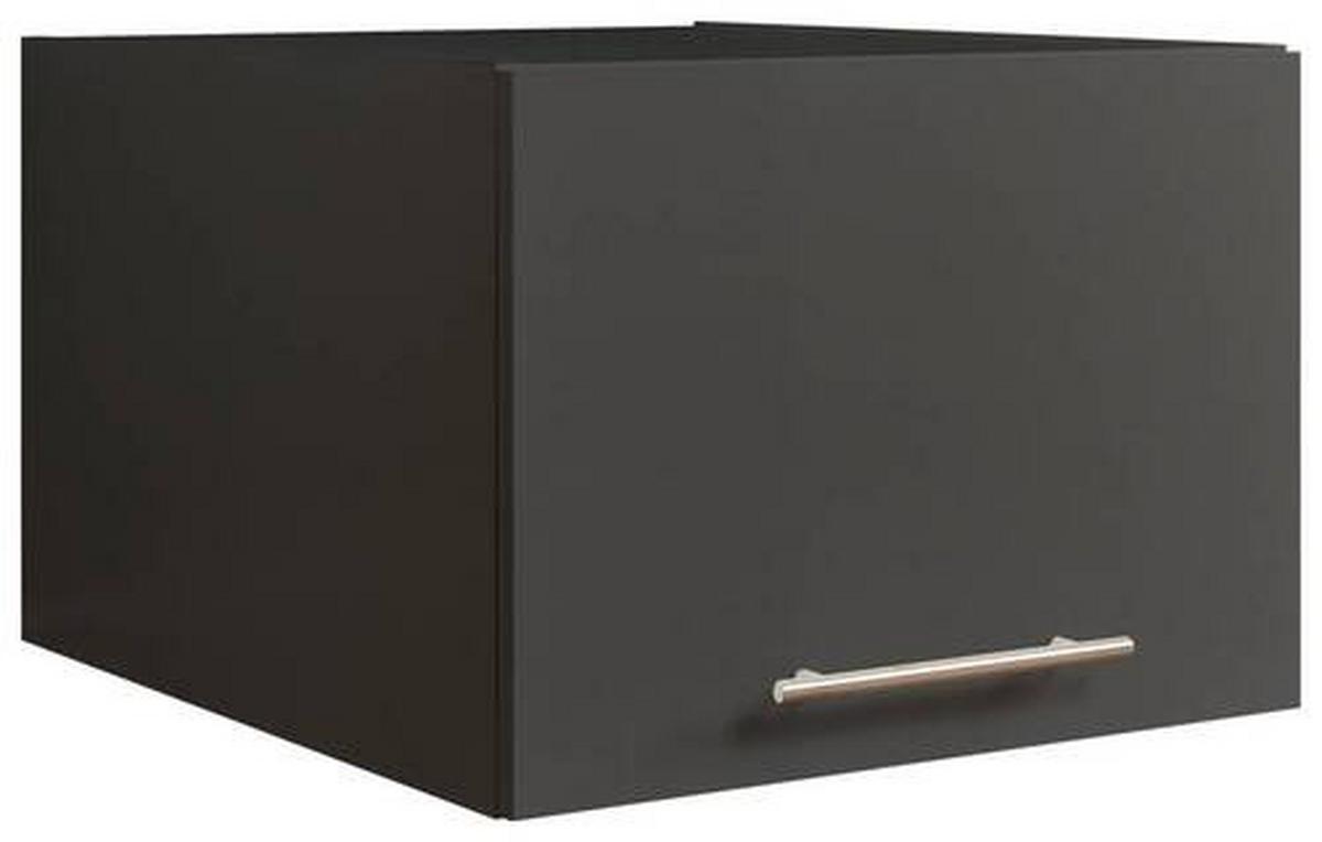 NADSTAWKA NA SZAFĘ LAUNDREEZY - kolor srebrny/antracytowy, Design, materiał drewnopochodny/metal (50/38/67,50cm)