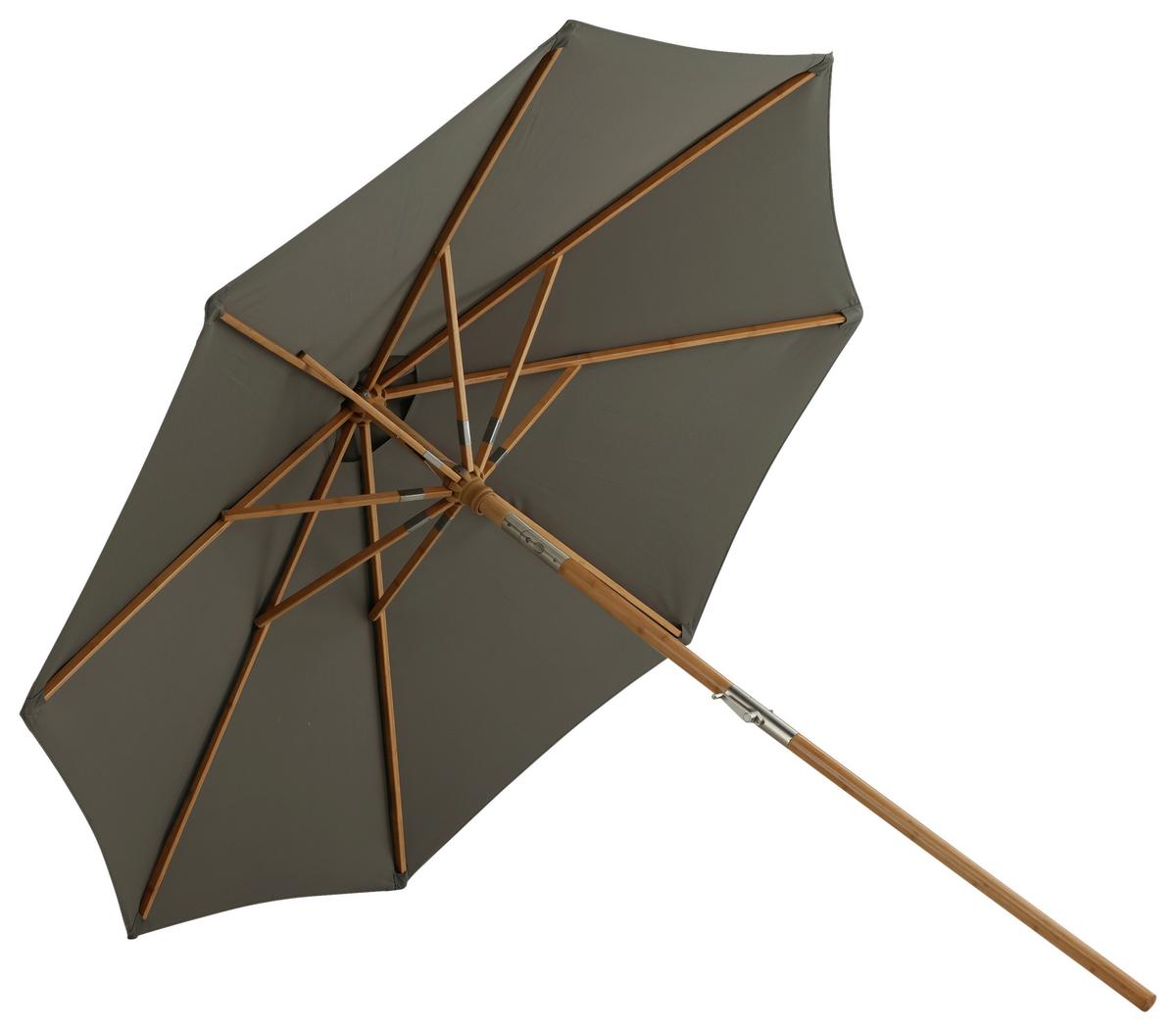 SONNENSCHIRM CEROX - Grau, KONVENTIONELL (270/250cm) - Gardenson