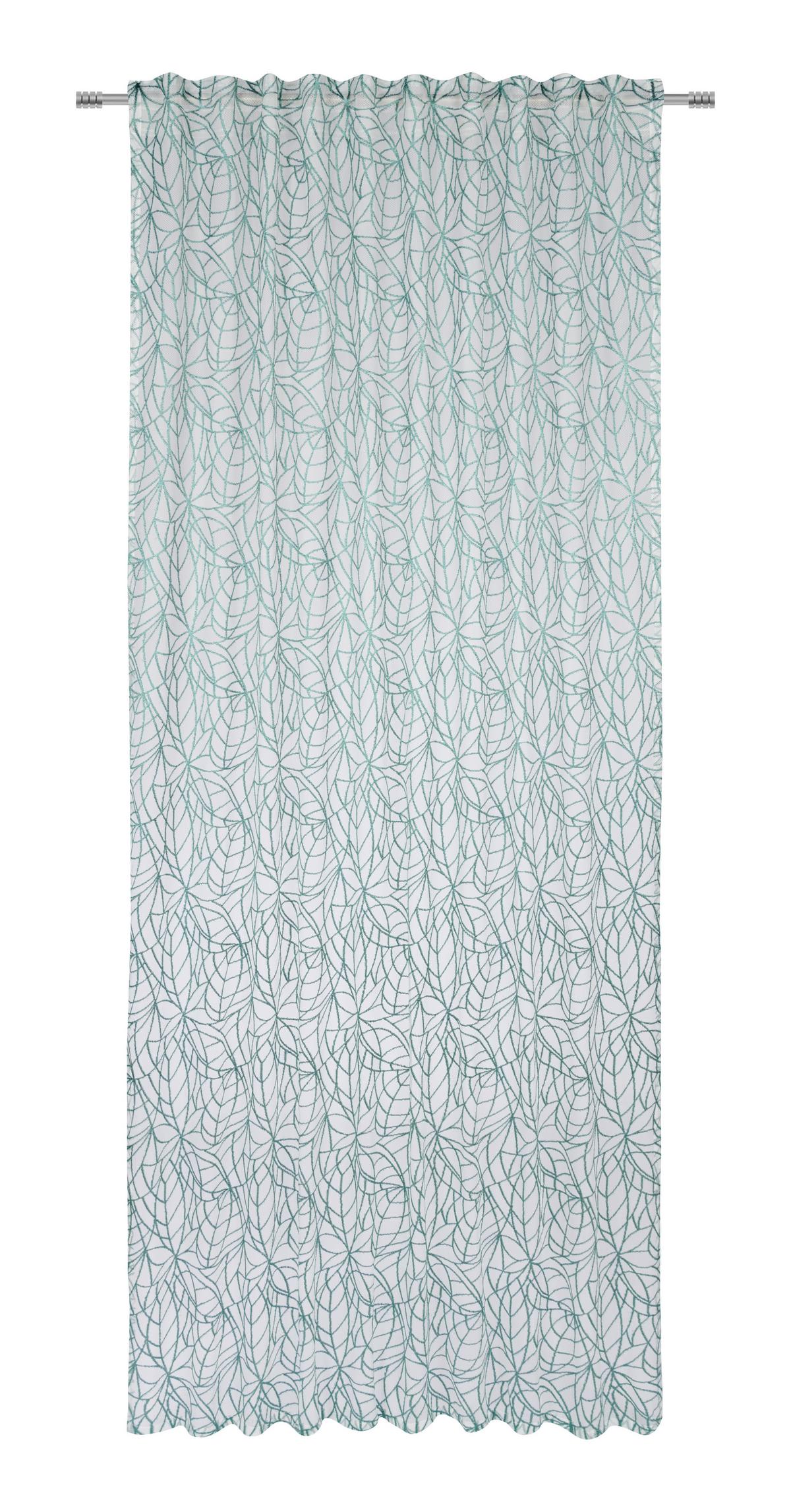 ZASŁONA GOTOWA CARLA - jadeitowa zieleń, Konventionell, tkanina (140/245cm) - Modern Living