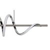 LED-HÄNGLAMPA LINA - kromfärg/nickelfärgad, Modern, metall/plast (80/20/120cm) - Mömax