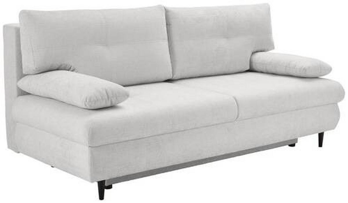 Trosjed Na Razvlačenje Virgo - bijela/crna, Konvencionalno, tekstil/drvo (212/97/105cm) - Modern Living