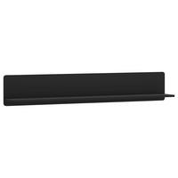 Etajeră de perete NORICA - negru, Trend, material pe bază de lemn (140/24/21,6cm) - Modern Living