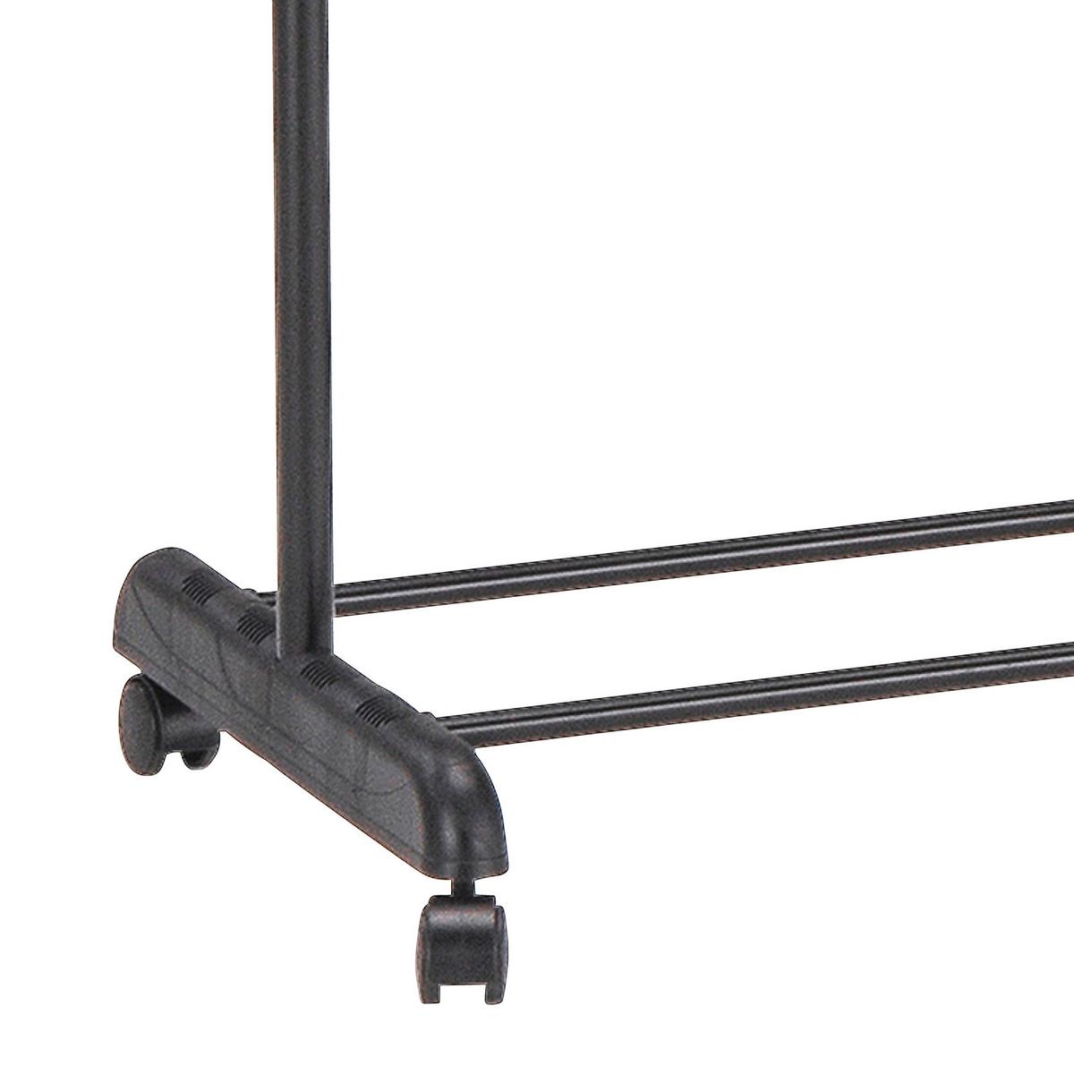 Stalak Za Odjeću Mike - boje kroma/crna, Konvencionalno, metal/plastika (80/99-179/40cm) - Modern Living