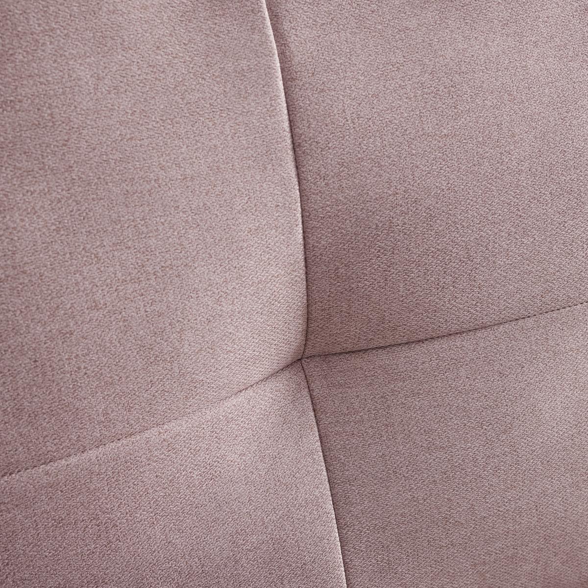Schlafsessel Malic Rosa Webstoff - Eichefarben/Rosa, MODERN, Textil/Metall (80/84/90cm) - Bessagi Home