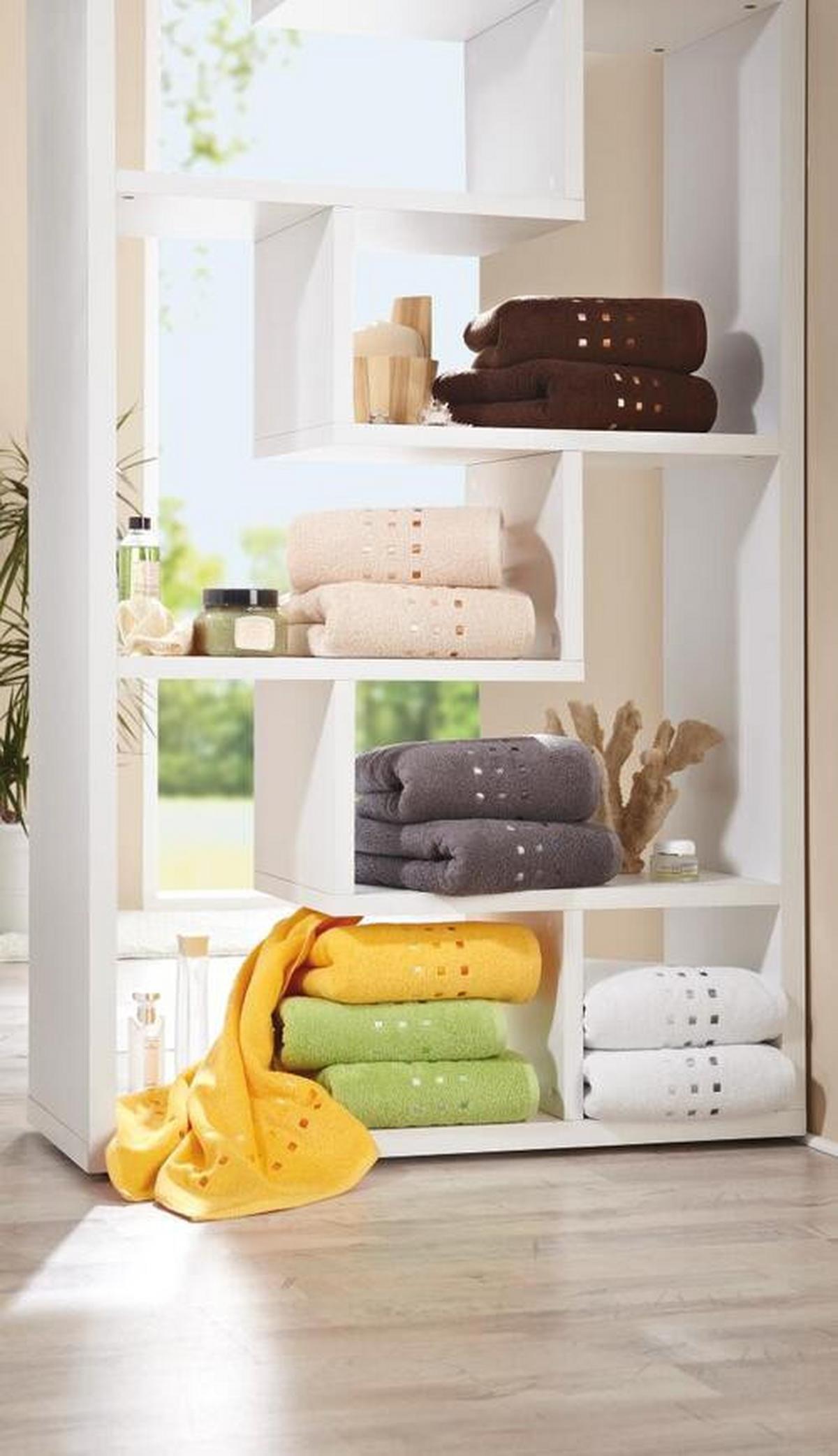 RĘCZNIK PRYSZNICOWY QUATTRO - beżowy, Basics, tkanina (70/140cm) - Esposa