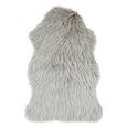Schaffell Marina Taupe/Weiß - Taupe/Weiß, Textil (60/90cm) - Modern Living