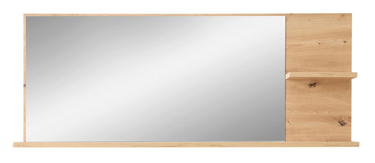 Wandspiegel Bari Eiche Artisan ca. 148x60x17cm - Eiche Artisan, Modern, Holzwerkstoff (148/60/17cm)