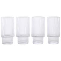 Gläserset Rosemary - 277ml Transparent, 4-teilig - Transparent, Modern, Glas (6,8/14cm) - Mömax
