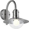 Außenleuchte Enzo - Edelstahlfarben, MODERN, Kunststoff/Metall (24/30cm) - MÖMAX modern living