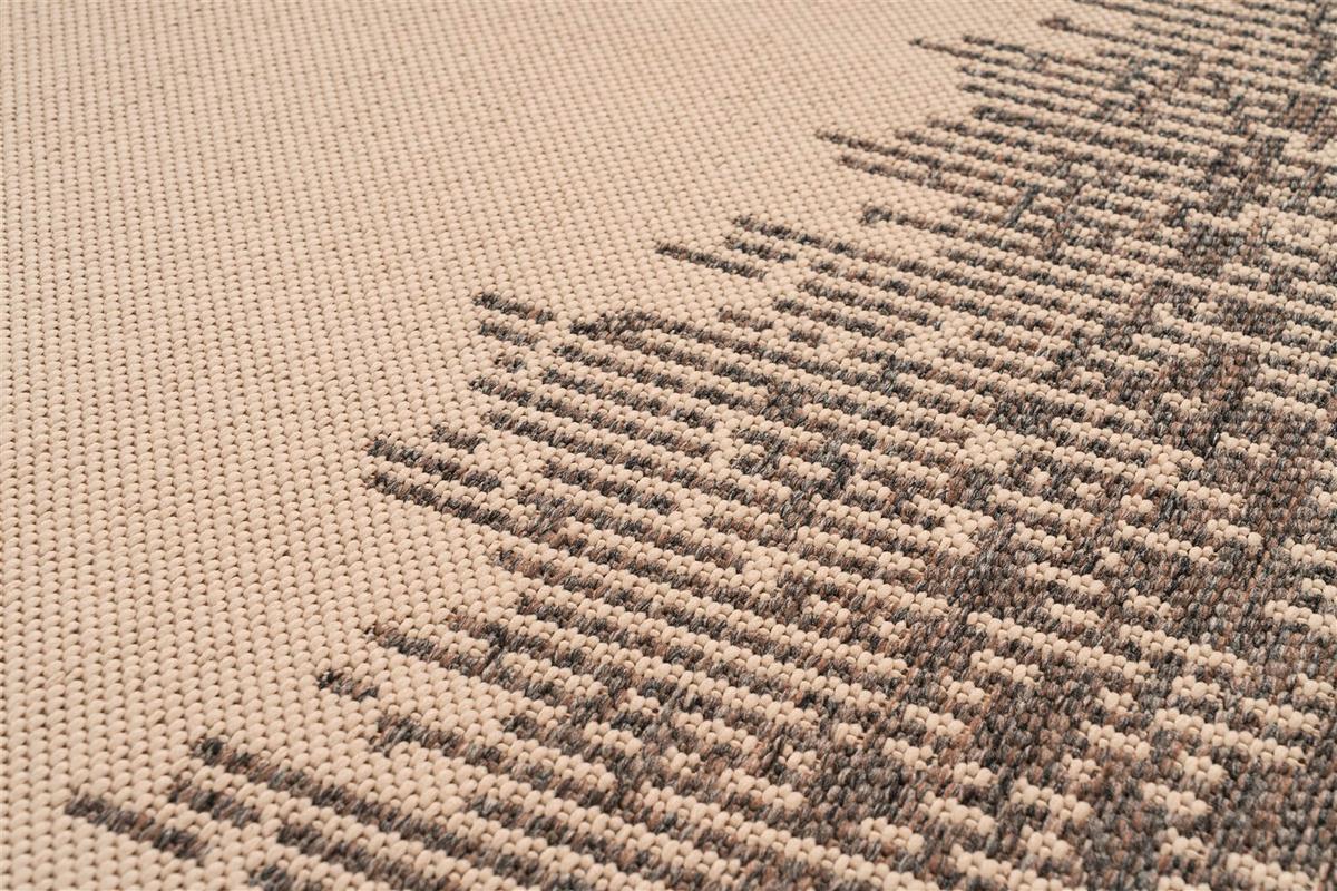 FLACHWEBETEPPICH SPLASH 900 CREME / BRAUN - Creme/Braun, Konventionell, Textil (200/290cm) - Kayoom