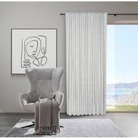 Fertigvorhang Alvis Hellgrau ca. 140x245cm - Hellgrau, ROMANTIK / LANDHAUS, Textil (140/245cm) - Premium Living