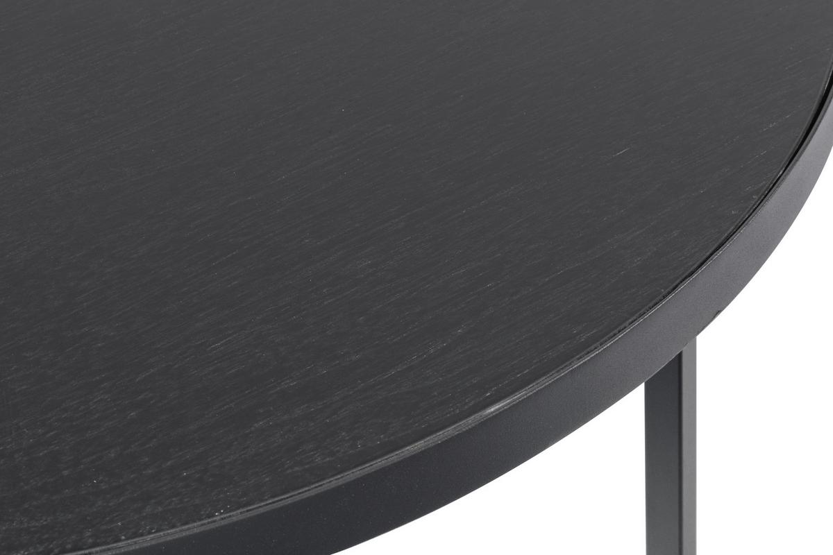 STOLIK KAWOWY PETER - czarny, Design, materiał drewnopochodny/metal (80/80/40cm) - MID.YOU
