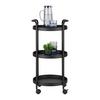 SERVERINGSVAGN JUSTUS -EXKLUSIV- - svart, Modern, metall/plast (39,5/72,5/35,5cm) - Mömax