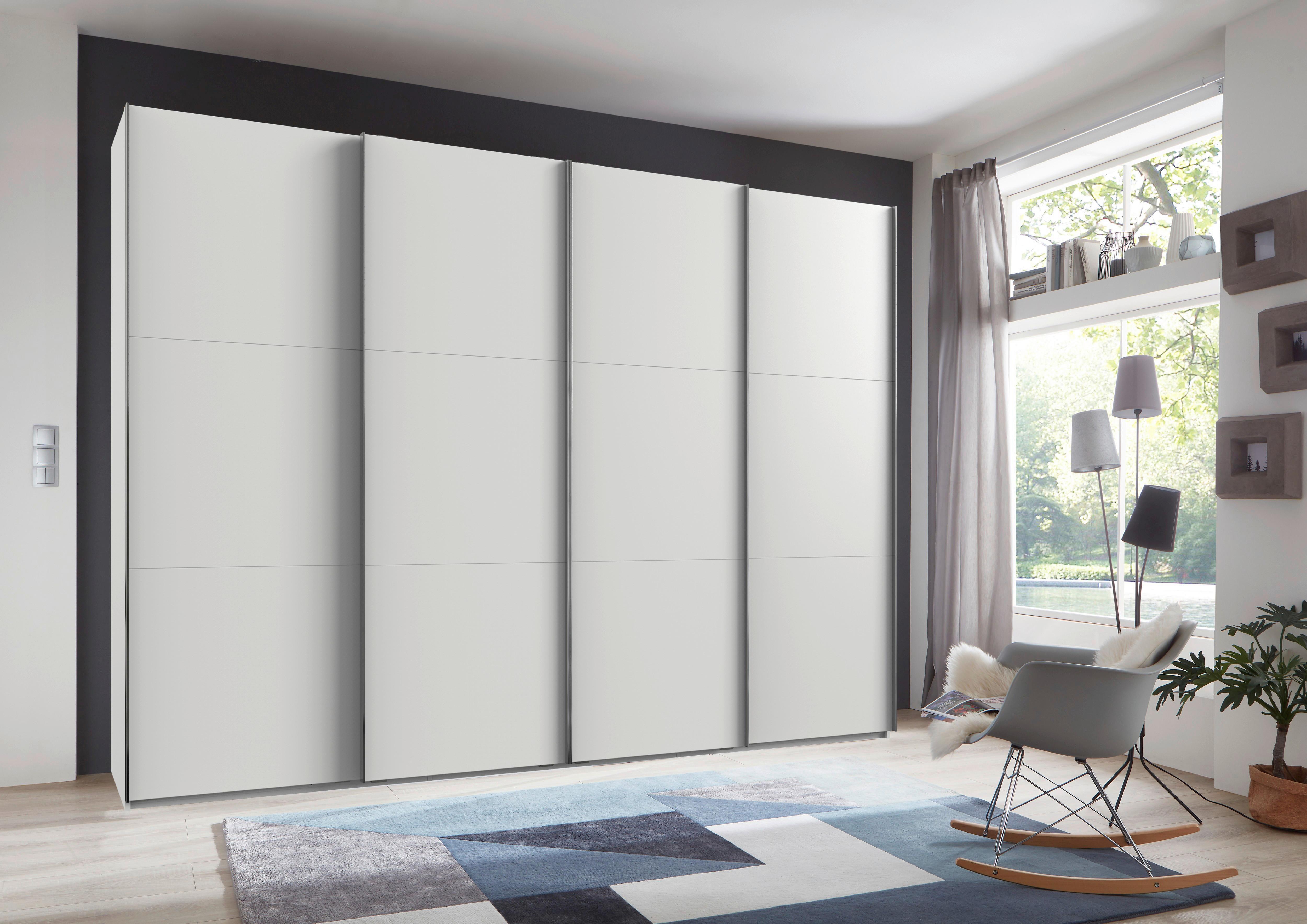 Ormar S Kliznim Vratima Level 36a - bijela/boje kroma, Moderno, drvni materijal (300/216/65cm) - Modern Living