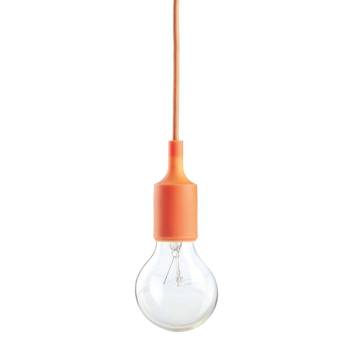 LAMPA WISZĄCA ABBY - pomarańczowy, Modern, tworzywo sztuczne (9/92cm) - Bessagi Home
