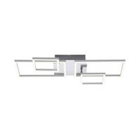 LAMPA SUFITOWA LED 14030-55 IVEN - kolor aluminiowy/kolor niklowy, Basics, tworzywo sztuczne/metal (65/33,5/7,5cm)