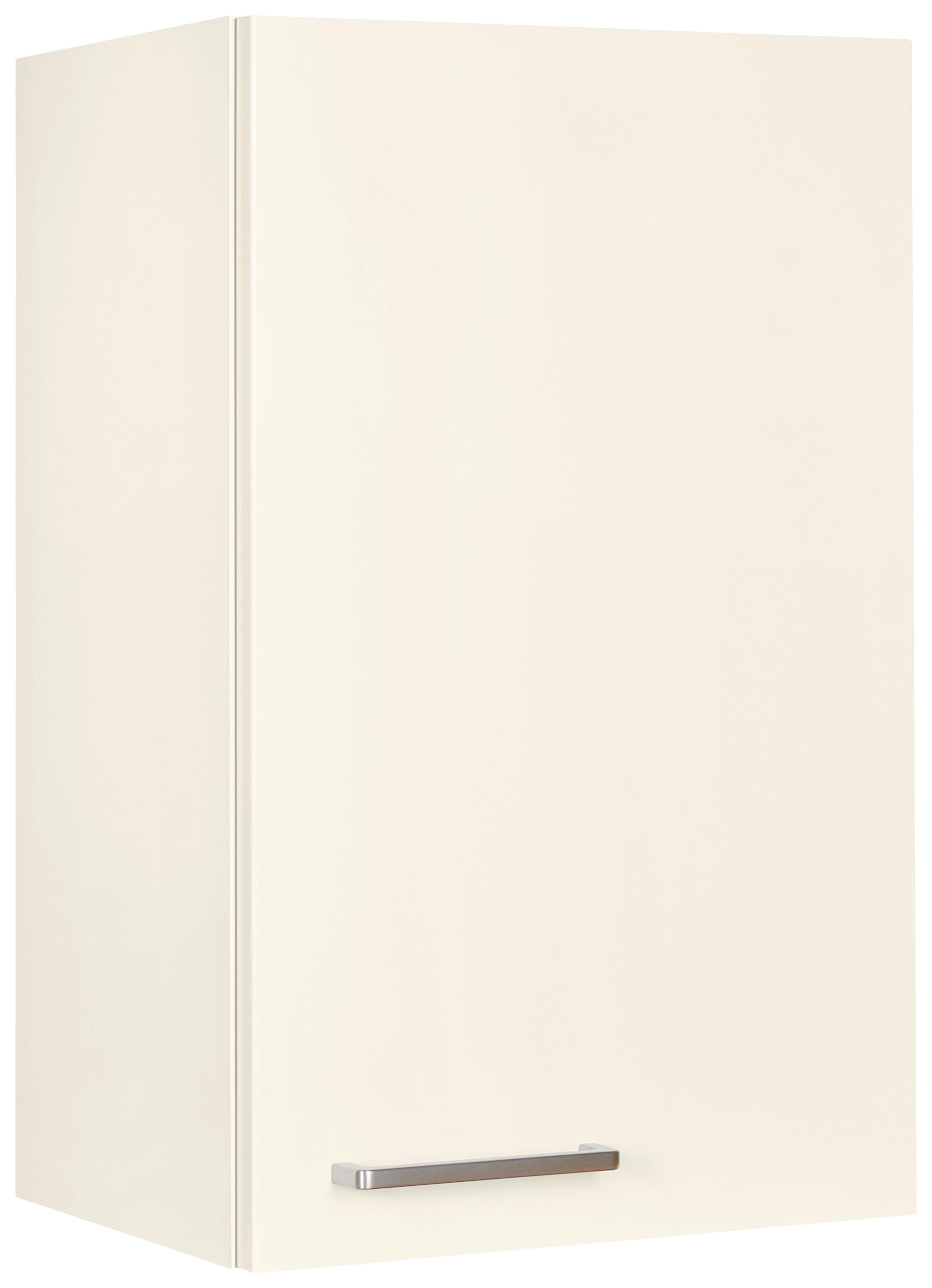 Küchenoberschrank Touch Magnolie - Edelstahlfarben/Magnolie, MODERN, Holzwerkstoff (45/72/35cm) - Nobilia