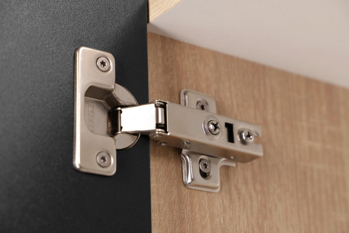 Majhna Kuhinja Merle, 150cm - srebrne barve/črna, Basics, kovina/leseni material (150cm) - Respekta