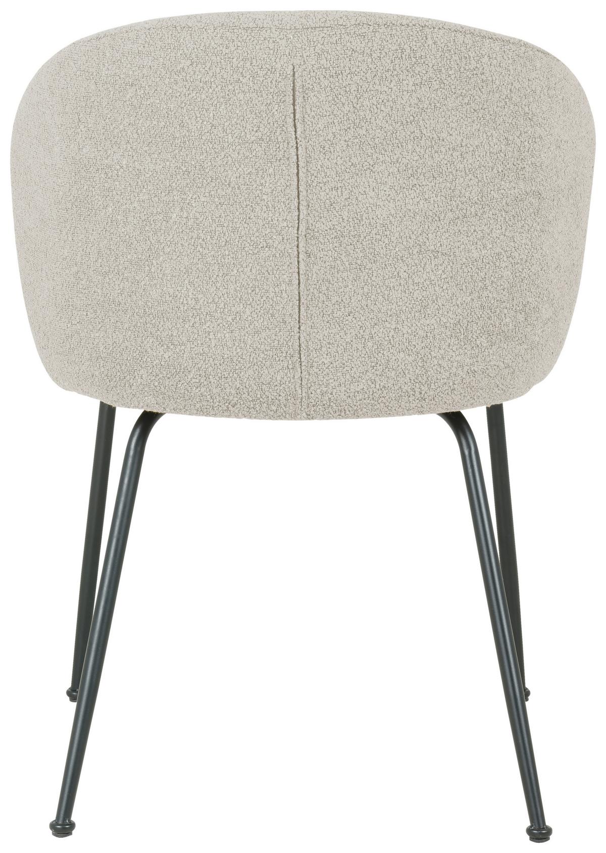 KRZESŁO CHICA - czarny/taupe, Design, metal/tkanina (57/79/59cm) - Xora